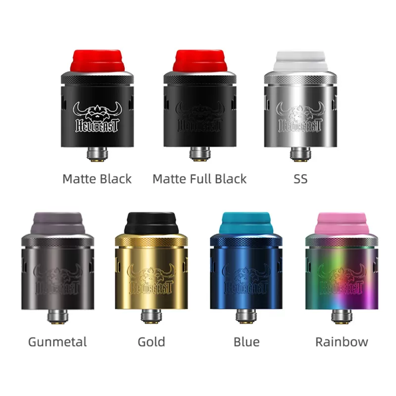 Hellvape Hellbeast RDA Atomizer - Matte Full Black - Image 2