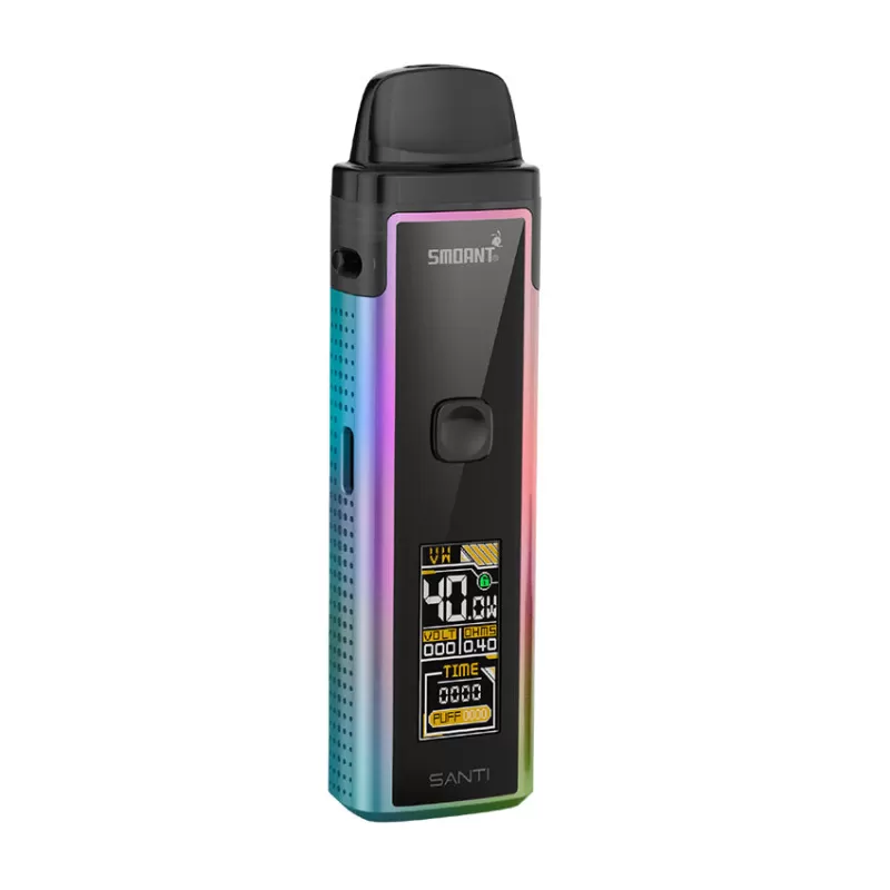 Smoant Santi 40W Pod Mod Kit 1100mAh - Full Black - Image 3