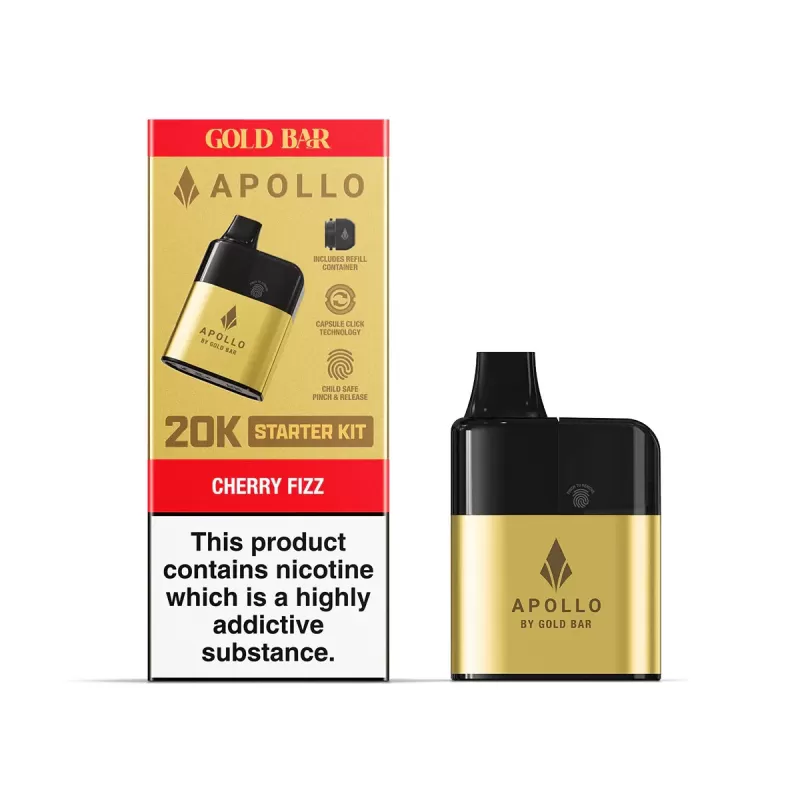 Gold Bar Apollo 20k Pod Kit - Sour Apple Kit - Image 2
