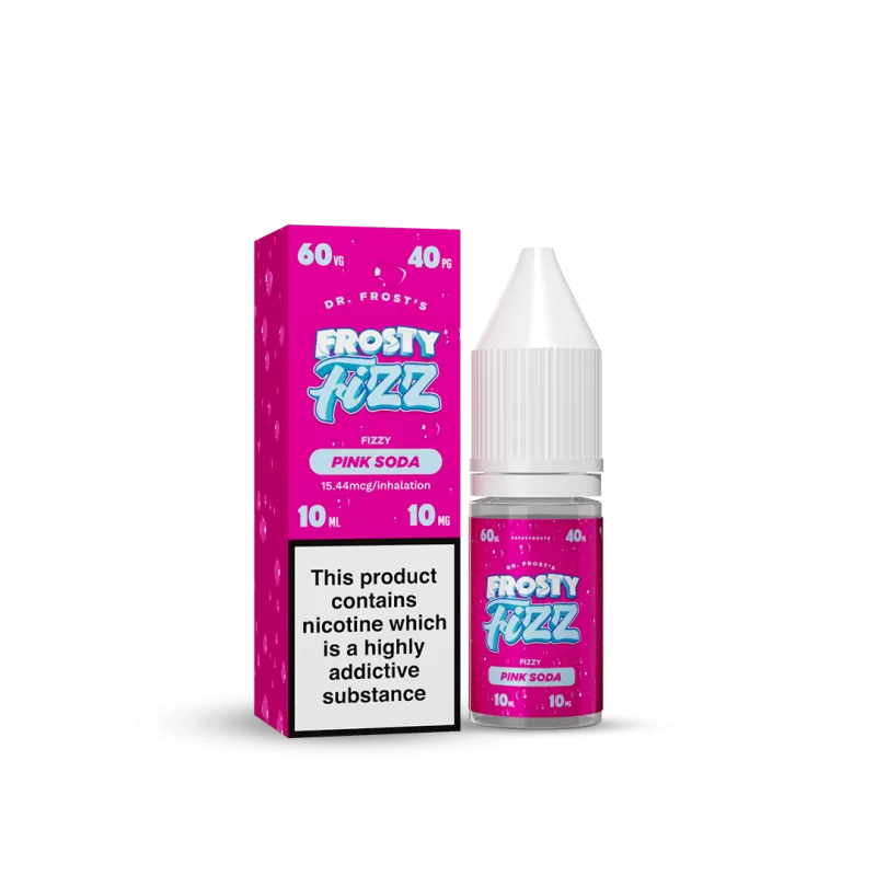 Frosty Fizz Dr Frost Pink Soda Nic Salt E-Liquid - 10 Pack - 10mg