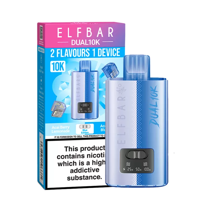 Elf Bar Dual 10K Vape Kit - Purple Edition