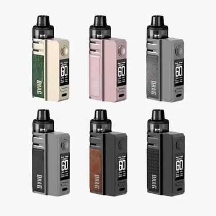 VooPoo Drag E60 Vape Kit - Carbon Fiber