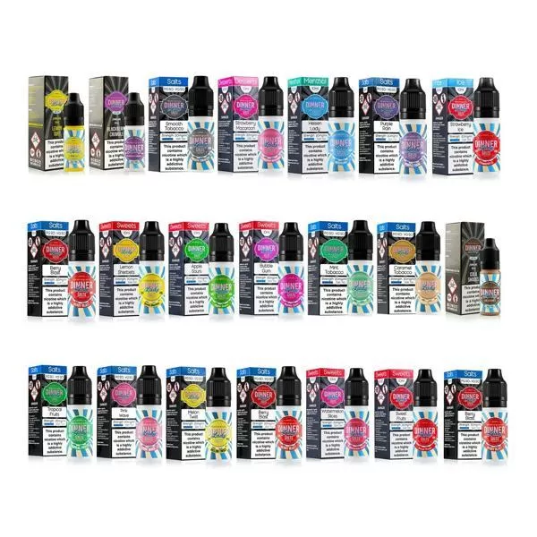 Dinner Lady E-Liquid Nic Salts - 10 Pack - Cola Ice / 10mg