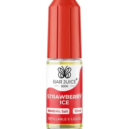 Bar Juice 5000 Strawberry Ice Nic Salt Vape Juice - 20mg