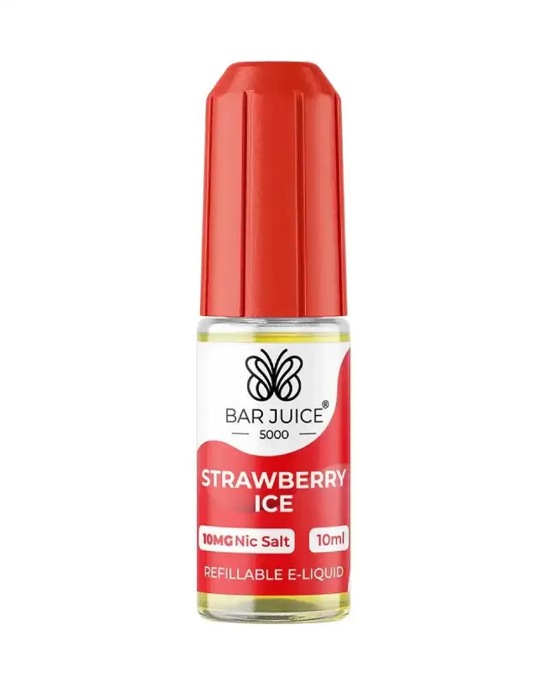 Bar Juice 5000 Strawberry Ice Nic Salt Vape Juice - 20mg