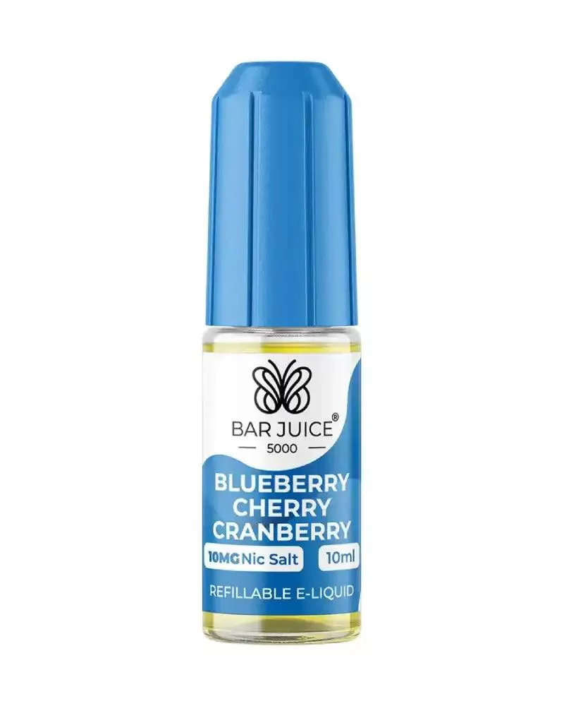 Bar Juice 5000 Blueberry Cherry Cranberry Nic Salt Vape Juice - 10mg