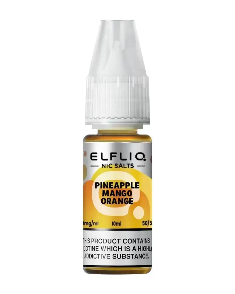 Elf Bar Elfliq Pineapple Mango Orange Nic Salt Vape Juice - Strength 10mg