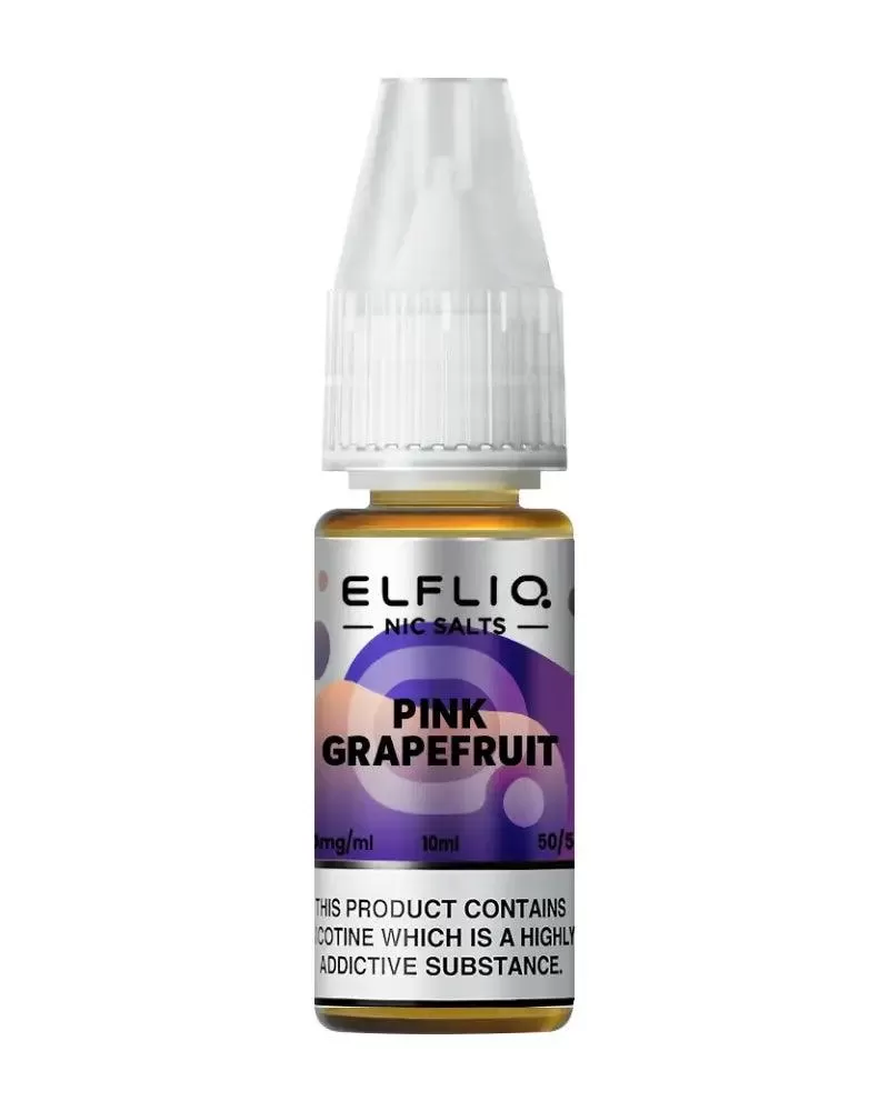 Elf Bar Elfliq Pink Grapefruit Nic Salt Vape Juice - Strength 20mg