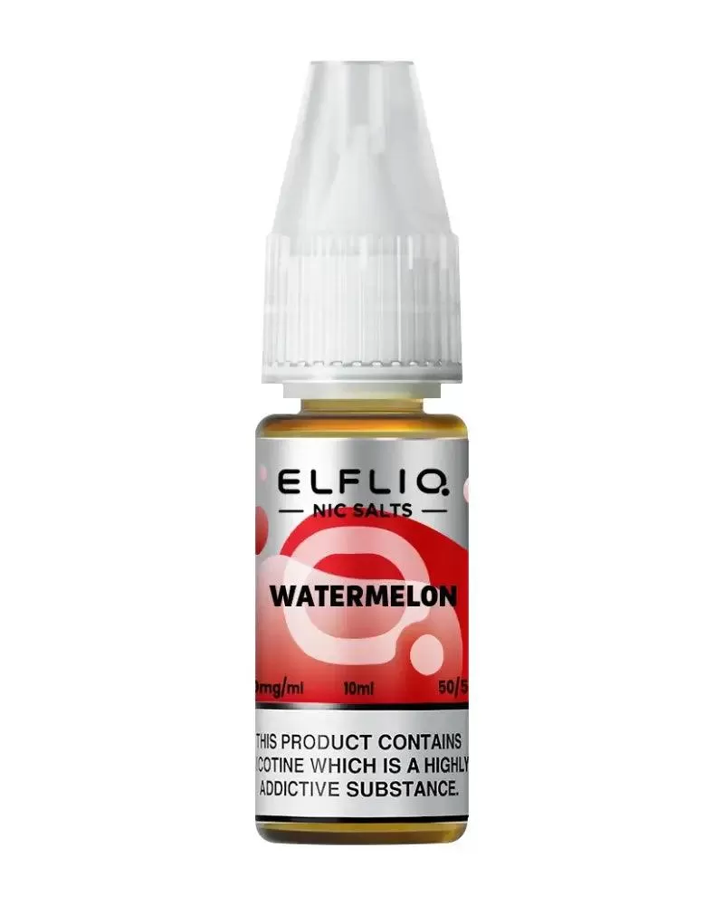 Elf Bar Elfliq Watermelon Nic Salt Vape Juice - Strength 10mg