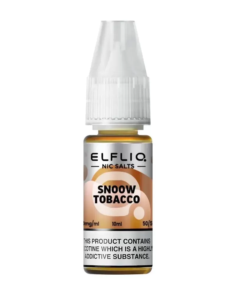 Elf Bar Elfliq Snoow Tobacco Nic Salt Vape Juice - Strength 5mg