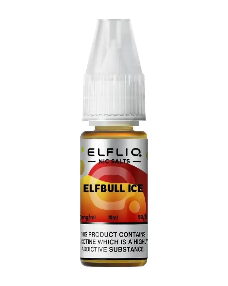 Elf Bar Elfliq ElfBull Ice Nic Salt Vape Juice - Strength 10mg