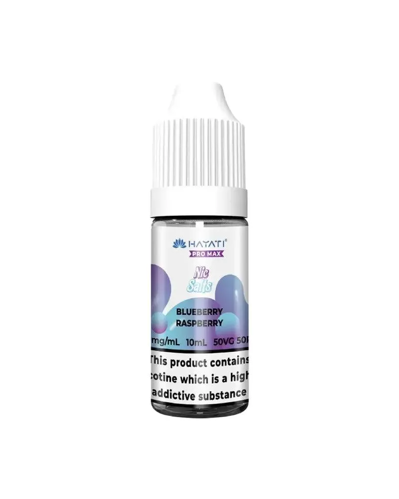 Hayati Pro Max Blueberry Raspberry Nic Salt Vape Juice - 10mg