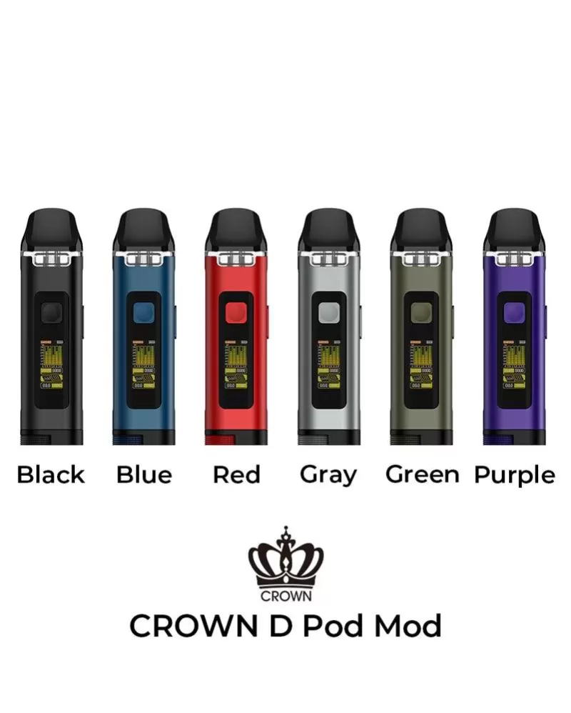 Uwell Crown D 35W Pod Kit 1100mAh - Black