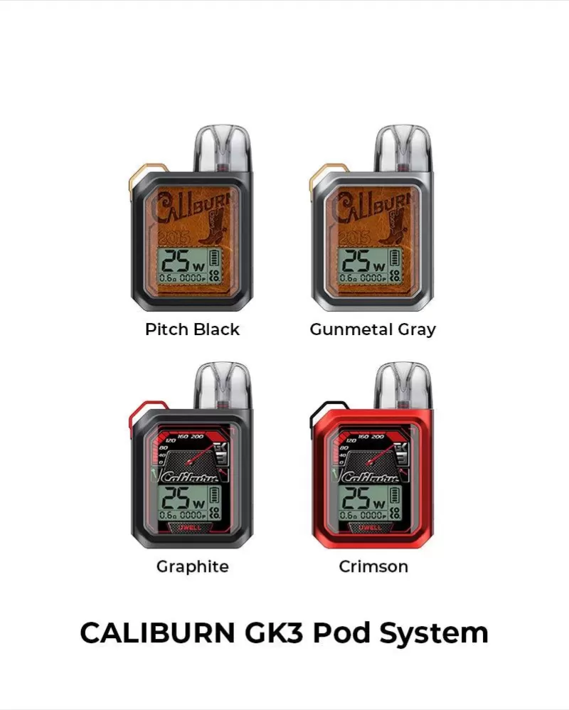 Uwell Caliburn GK3 Vape Kit - Silver