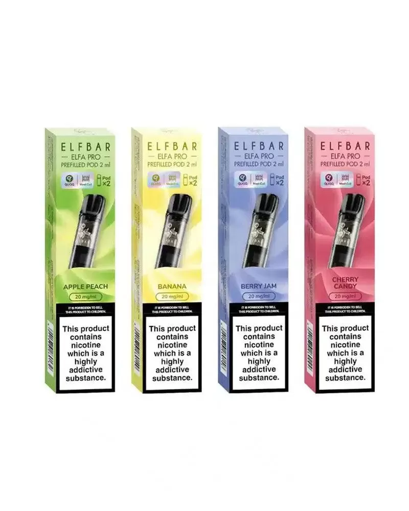 Elf Bar Elfa PRO Prefilled Vape Pods - Pineapple Lemon Qi