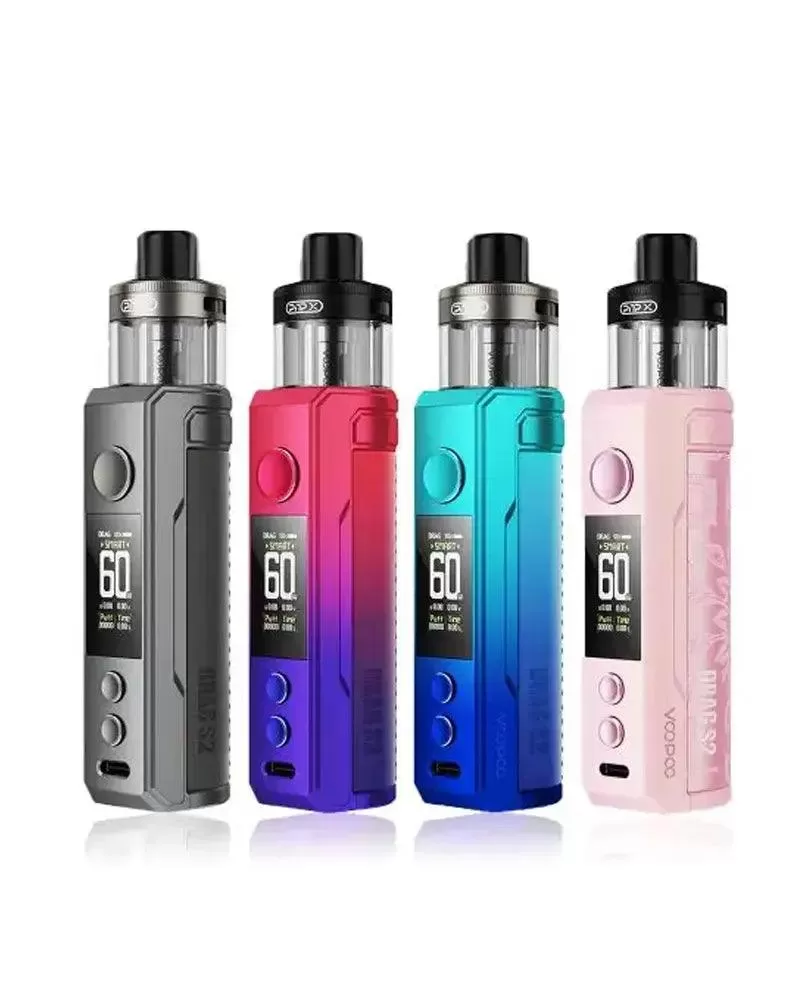VooPoo Drag S2 60W Pod 2500mAh Vape Kit - Sky Blue