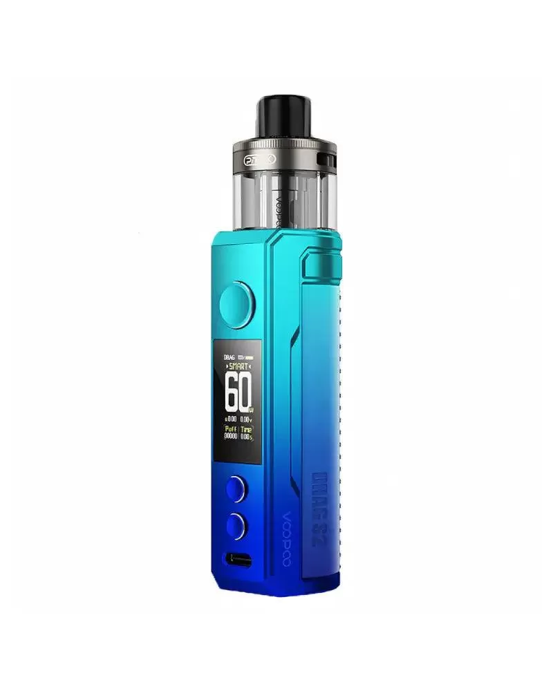 VooPoo Drag S2 60W Pod 2500mAh Vape Kit - Sky Blue - Image 3