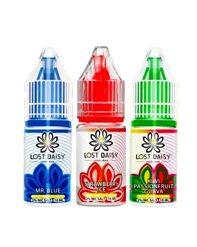 Lost Daisy 5000 Nic Salt Vape Juice - Box of 10 - 10mg / Red Apple Ice