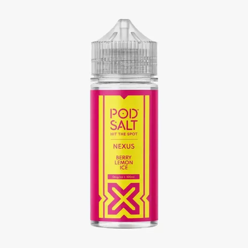 Pod Salt Nexus 100ml Shortfill E-Liquids - White Grape Cucumber Apple - Image 2