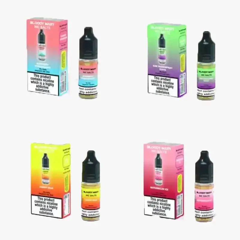 Bloody Mary BM5000 Nic Salt Vape Juice - Pack of 10 - Passionfruit Martini / 10mg
