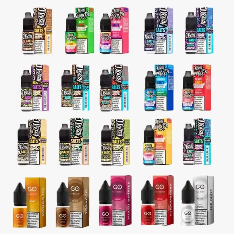 Doozy Salts Nicotine Salt E-Liquids - Box of 10 - Caramel Tobacco Ice / 20mg
