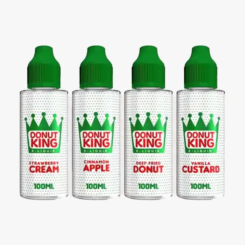 Donut King 100ml Shortfill E-Liquid - Deven Fudge Cake