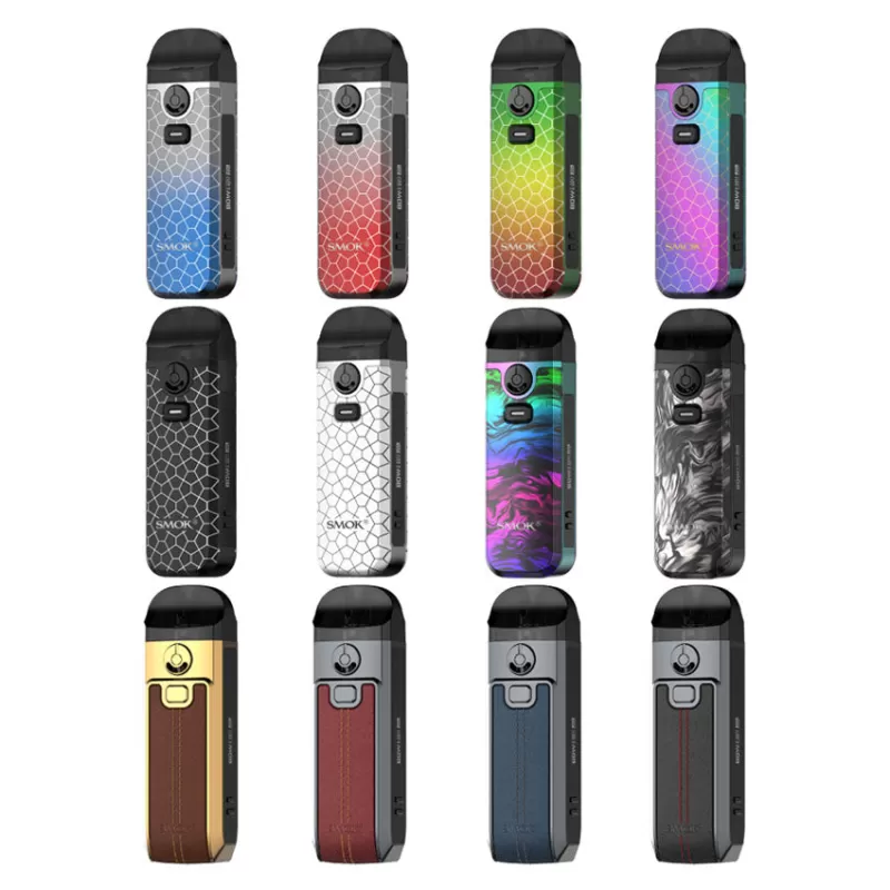 Smok Nord 4 Pod System Kit 80W 2000mAh - Leather Series - Blue / CN-SZ