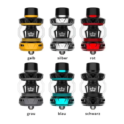 Uwell Crown 5 Sub Ohm Tank - Black / Standard Edition - Image 2