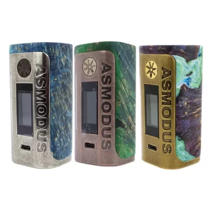 asMODus Lustro Kodama Box Mod 200W - Brass Purple