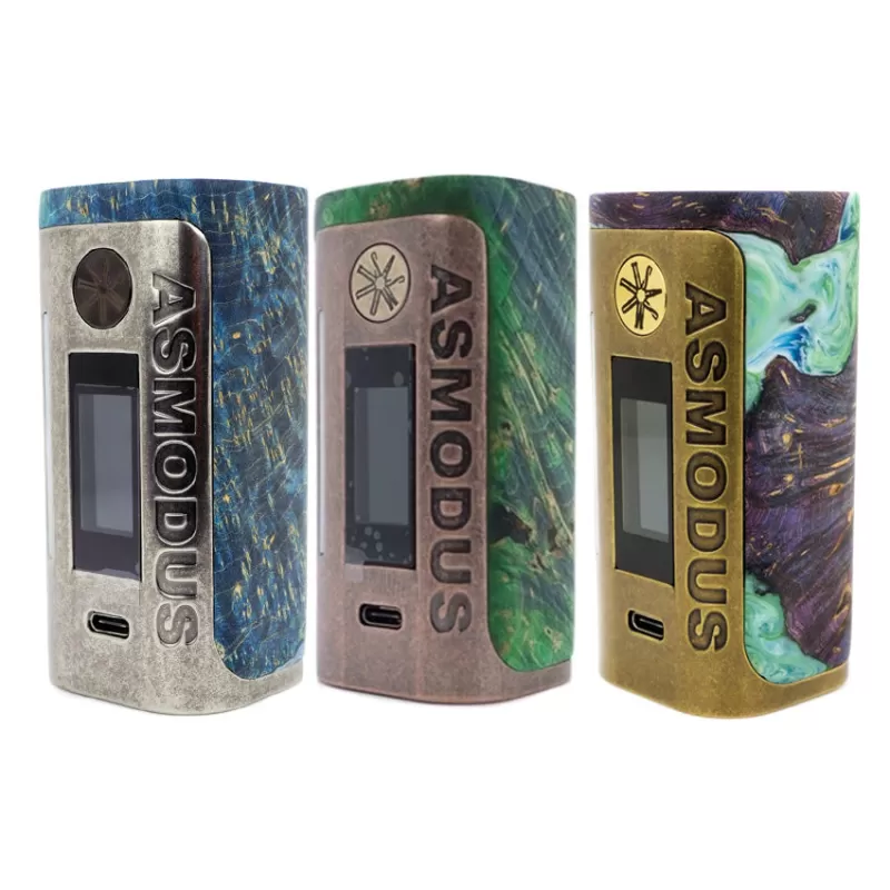 asMODus Lustro Kodama Box Mod 200W - Brass Purple