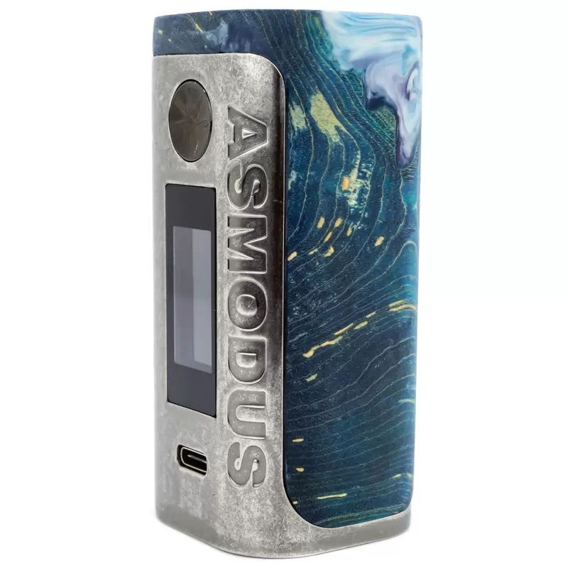asMODus Lustro Kodama Box Mod 200W - Brass Purple - Image 3