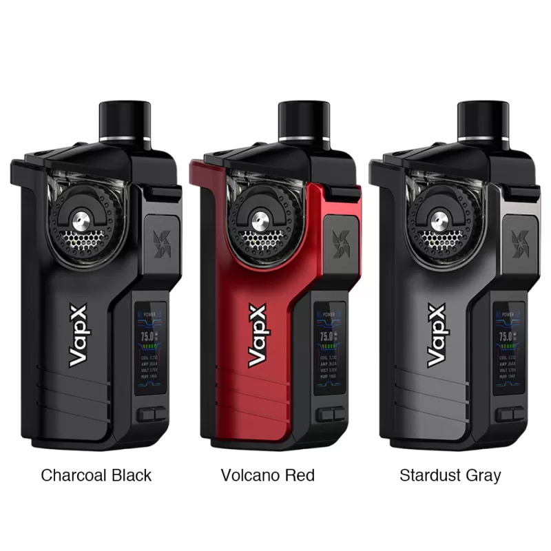 VapX Geyser Pod Kit 100W - Volcano Red / Without Battery-Southeast Asia Edition - Image 2