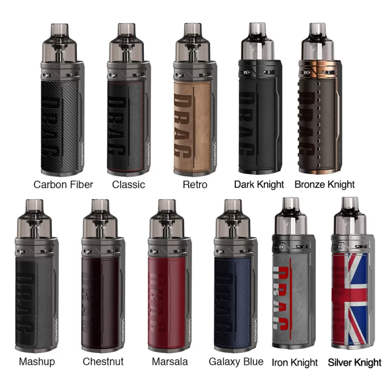 VOOPOO Drag S 60W Mod Pod Kit 2500mAh 4.5ml - Chestnut - Image 2