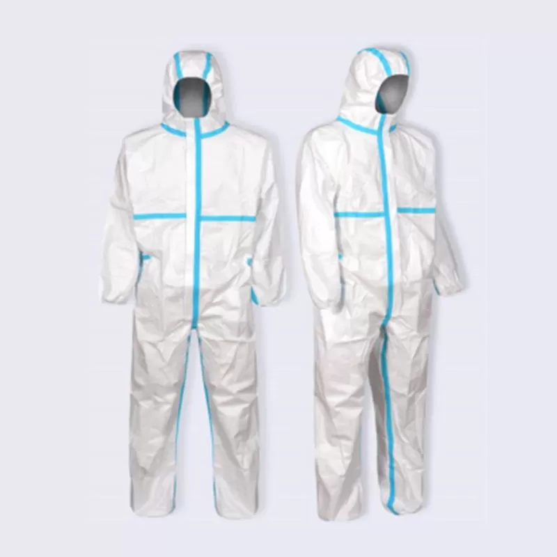 Composite Non-woven One-piece Isolation Clothing Protective Clothing - M