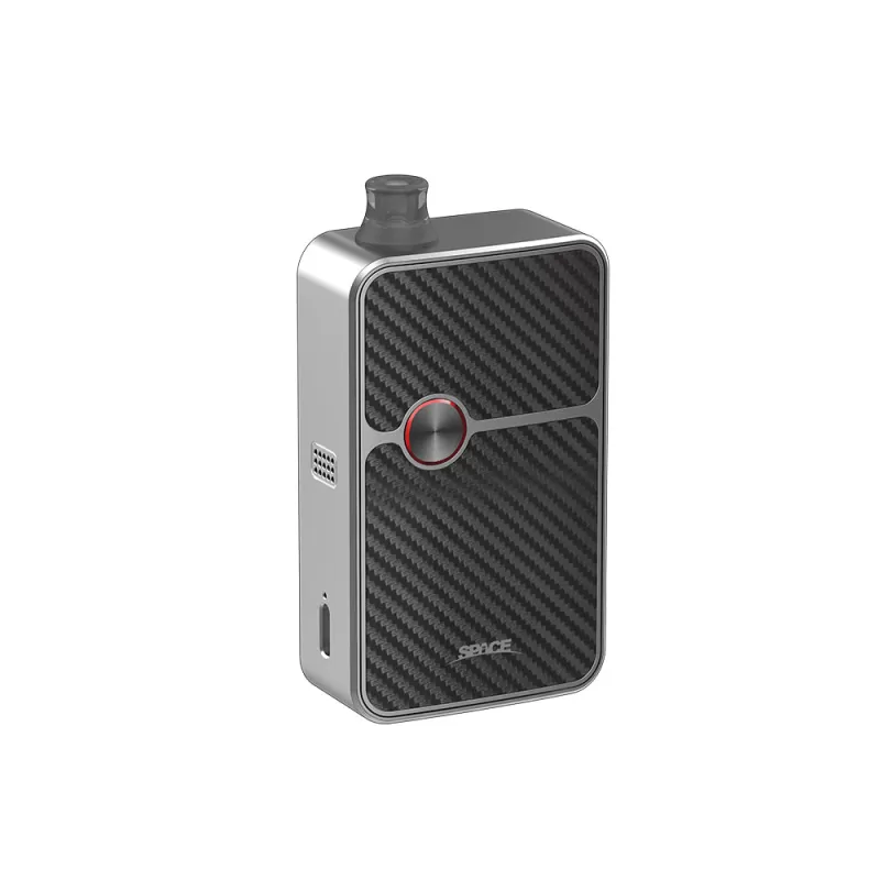 VapeOnly Space Mod Pod Kit 60W - Black Carbon fiber - Gray frame - Image 2