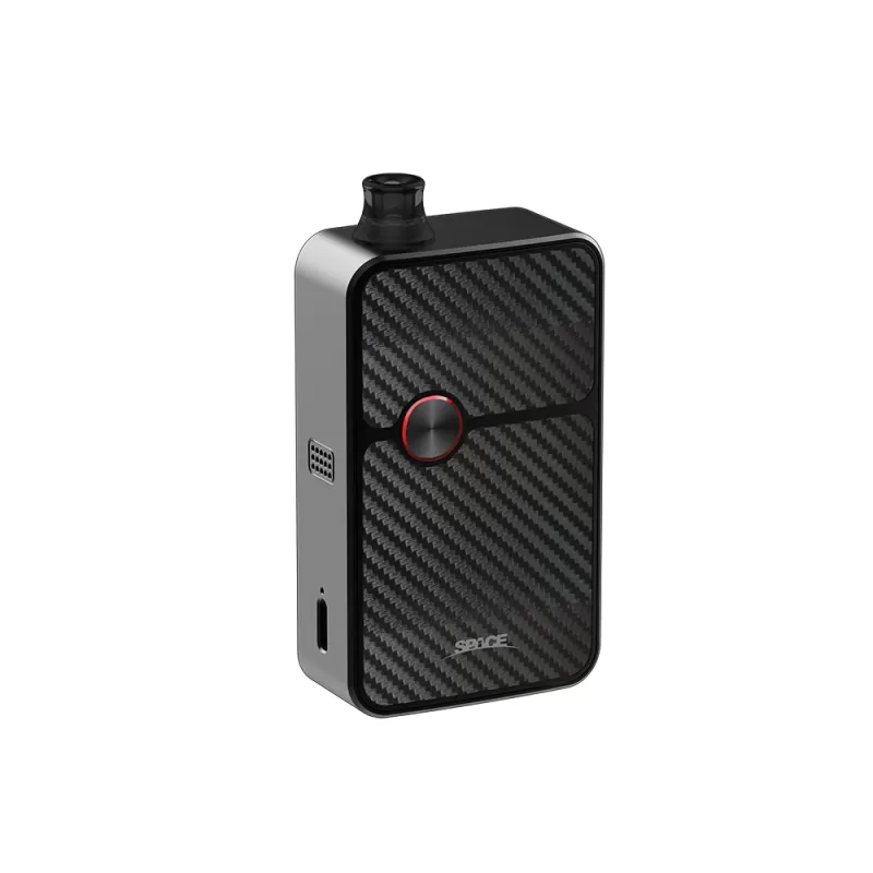 VapeOnly Space Mod Pod Kit 60W - Black Carbon fiber - Gray frame - Image 3