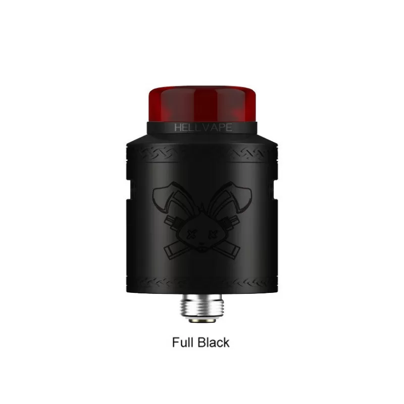 Hellvape Dead Rabbit V2 RDA Atomizer - Matte Full Black - Image 3