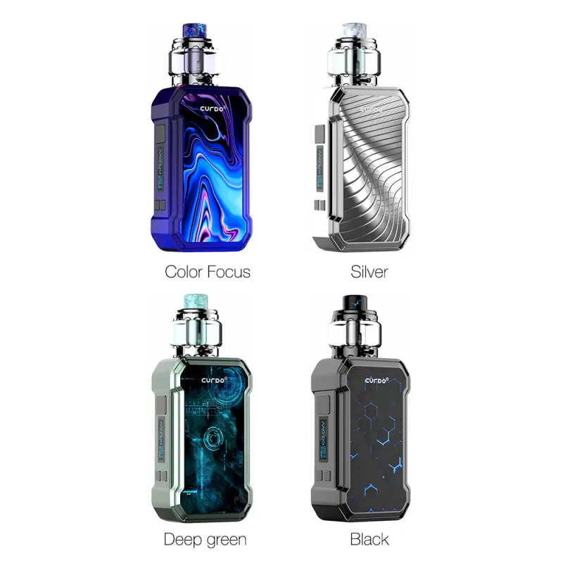 Curdo Hally 60W TC Kit 3ml - Silver