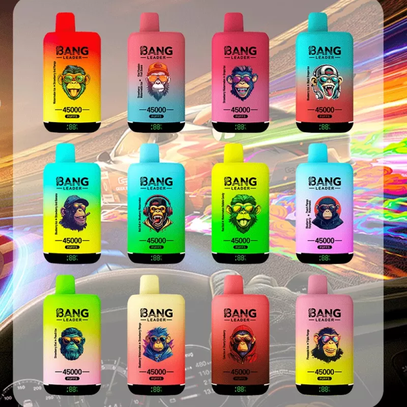 Bang Leader 45000 45K Puffs 2% 3% 5% Nicotine Double Taste LED Display Disposable Vape - Image 2