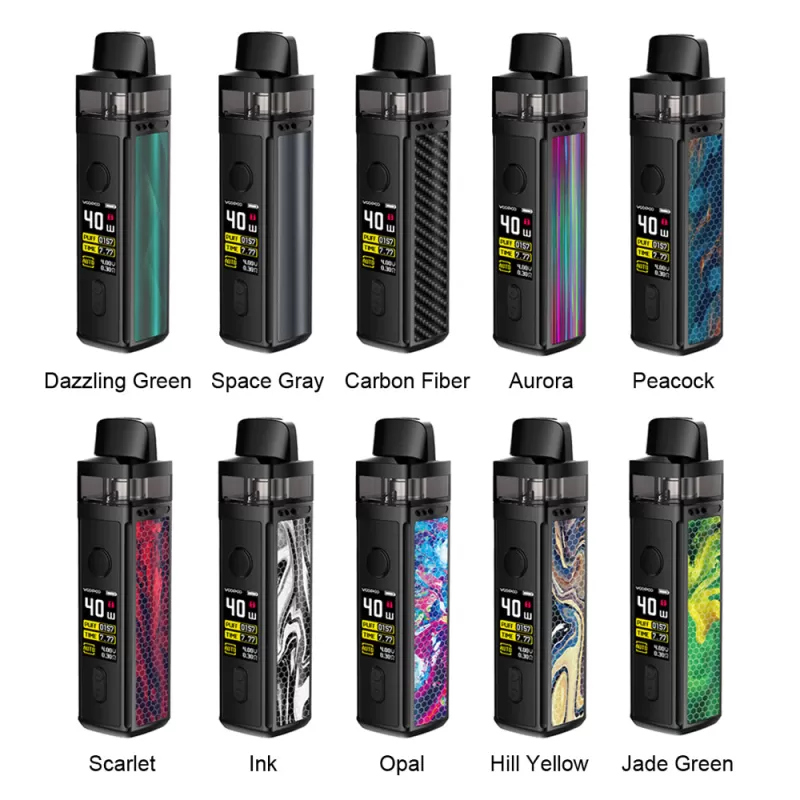 VOOPOO VINCI 40W Mod Pod VW Kit 1500mAh & 5.5ml - Dazzling Green
