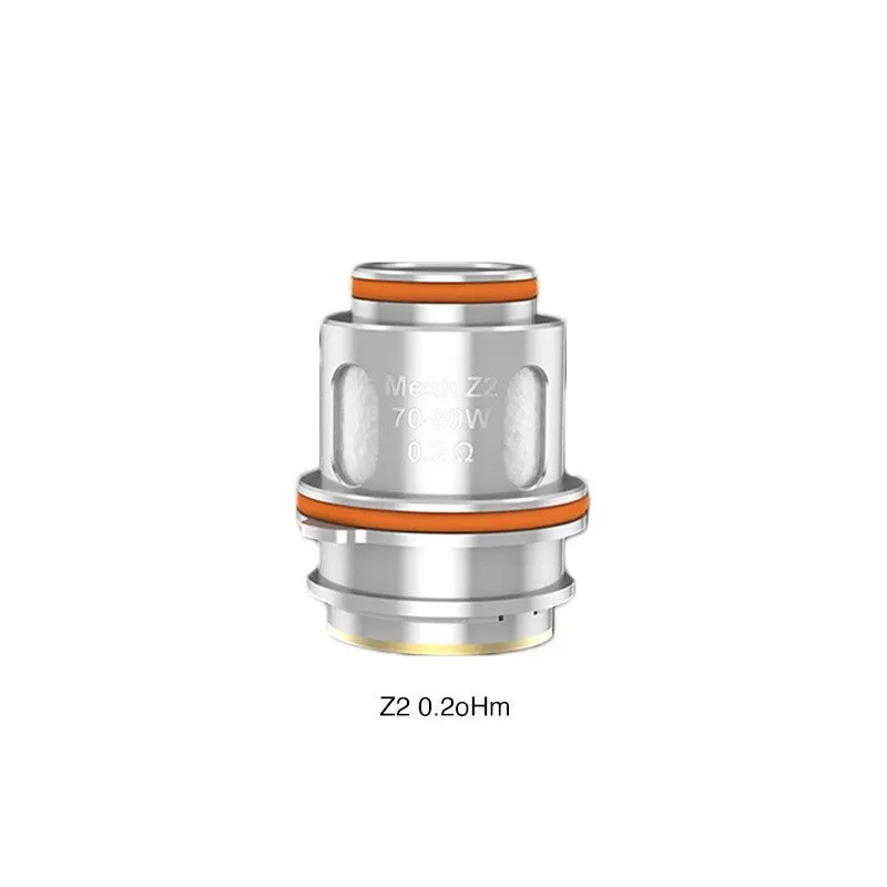 Geekvape Z Series Coil for Z (Zeus) Tank,Obelisk Tank,Obelisk 120FC kit,Obelisk 200 kit,Z Sub Ohm 2021 Tank,Z Sub Ohm SE Tank (5pcs/pack) - Z2 0.2ohm - Image 2