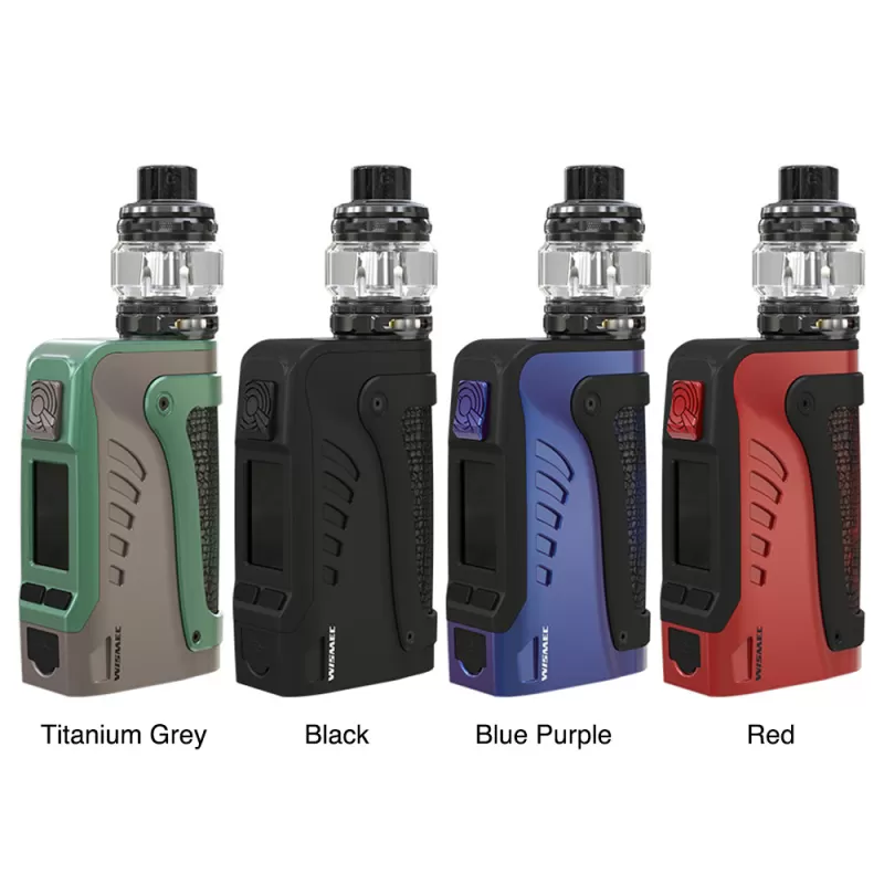 Wismec Reuleaux Tinker 2 Kit 200W with Trough Tank 6.5ml - Blue Purple