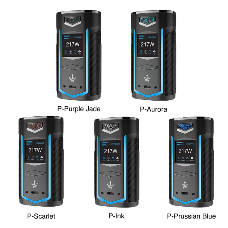VOOPOO & Woody Vapes X217 Box Mod - P-Prussian Blue