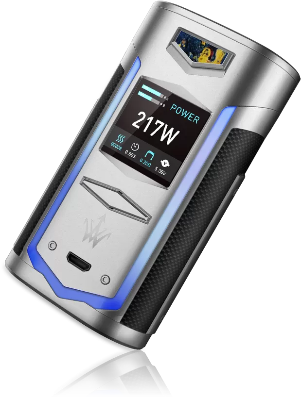 VOOPOO & Woody Vapes X217 Box Mod - P-Prussian Blue - Image 2