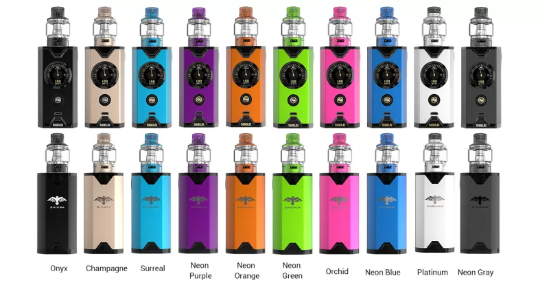 Sigelei Chronus 200W Kit with 5.5ml Sigelei Chronus Tank - Champagne