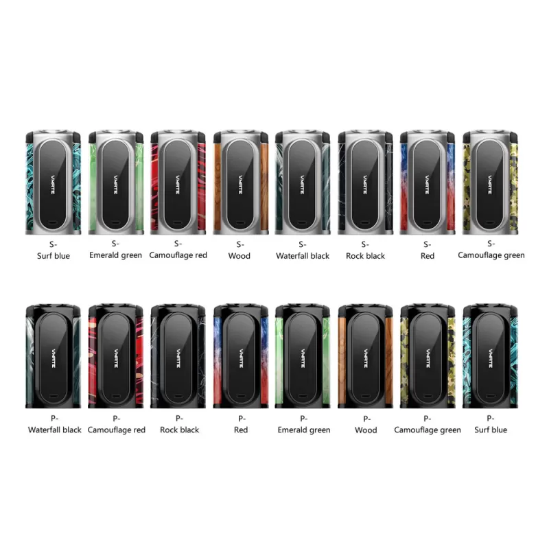 VOOPOO VMATE 200W TC Box Mod by dual 18650 batteries - S-Wood