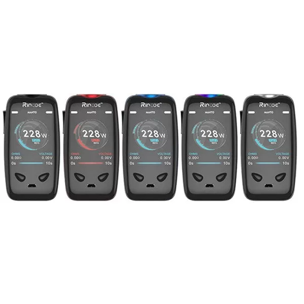 Rincoe Manto 228W TC Box Mod Starter Kit - Blue