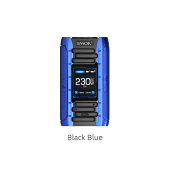 SMOK E-Priv 230W TC Box Mod by 18650 Batteries - Black Green - Image 2