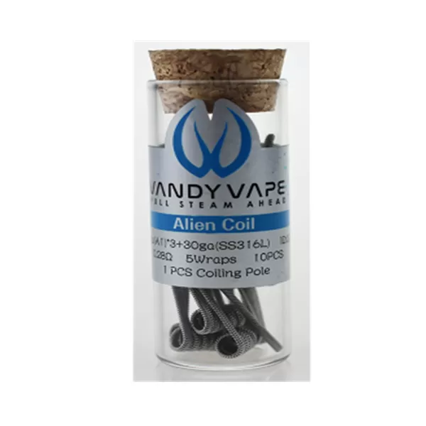10PCS-PACK Vandy Vape Alien Wire 26GA(A1)*3+30GA(SS316L)