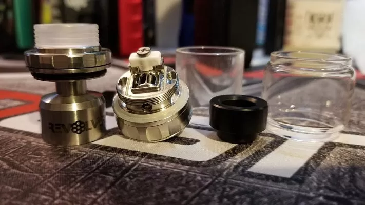 Vandy Vape Revolver RTA Tank Atomizer (5ML) - Gold - Image 3